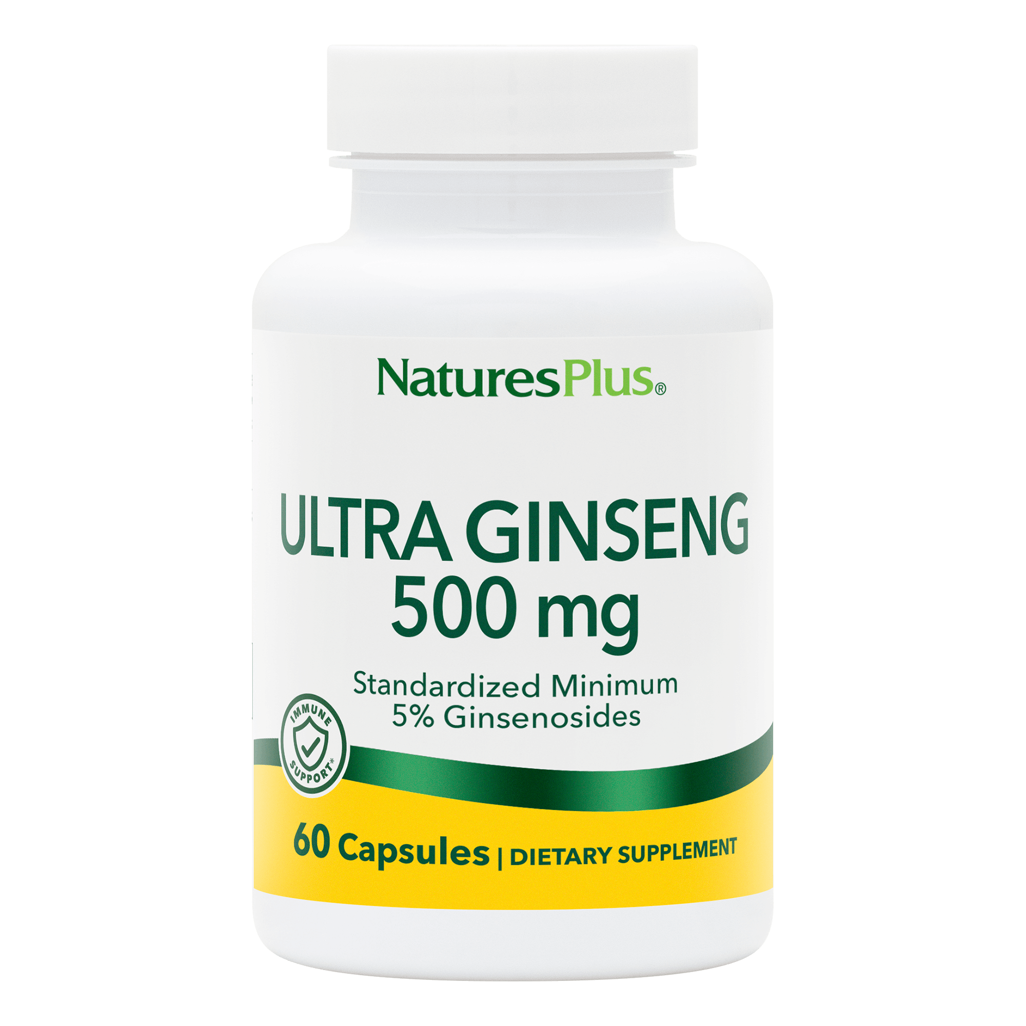 كبسولات الترا جنسنج 500مجم 60 كبسولة من ناتشرز بلس