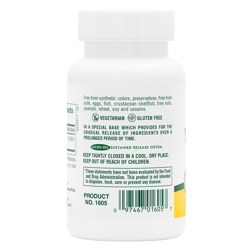 Natures plus Vitamin B1 300mg Sustained Release 90 Tablets