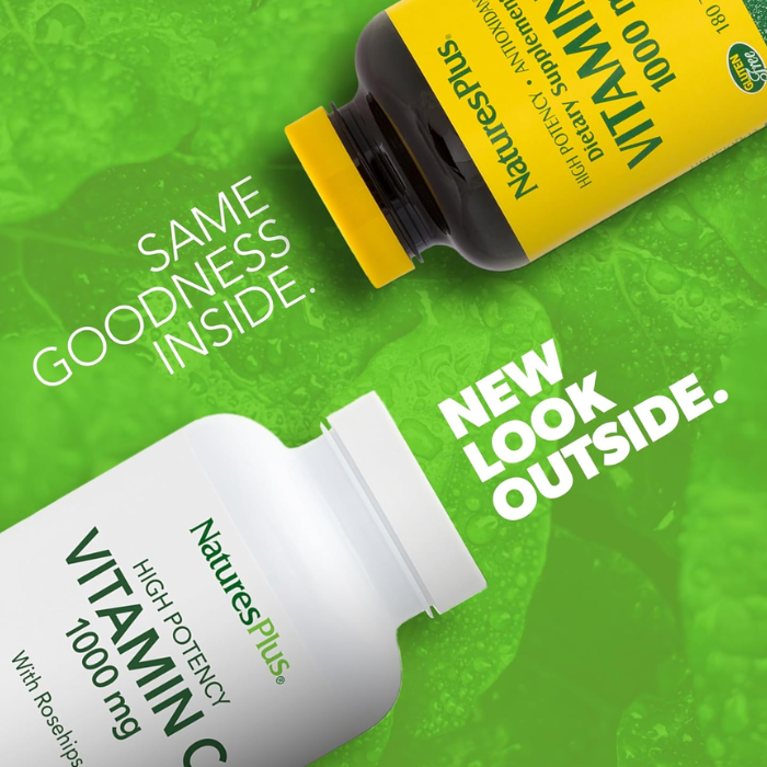 Natures Plus Vitamin C 1000 mg 180 Tablets