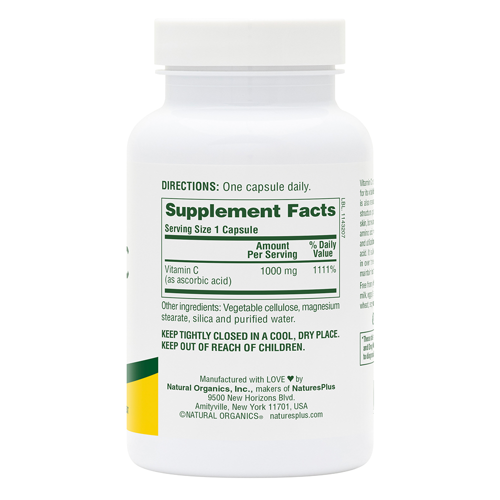 Natures Plus Vitamin C 1000 mg 90 Capsules