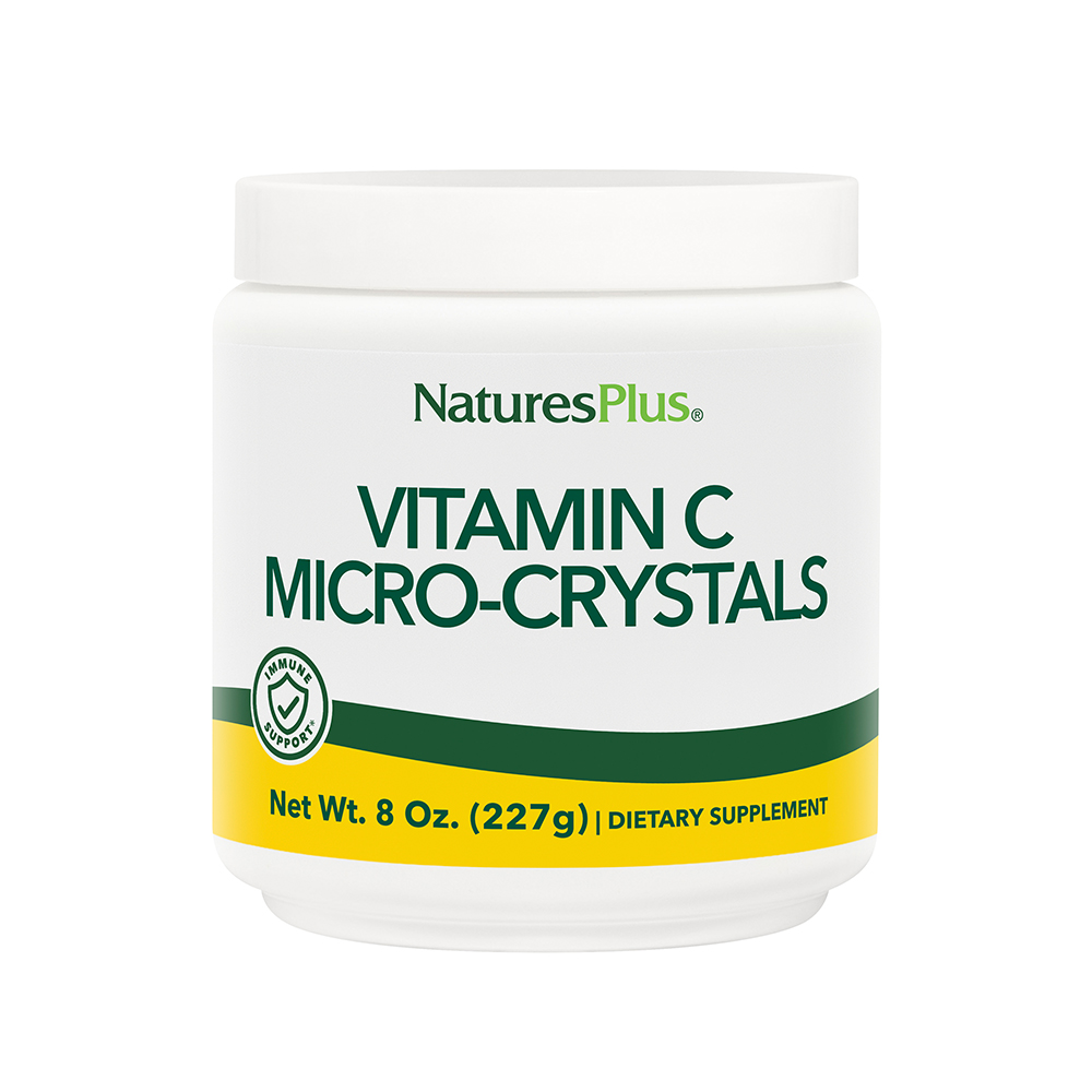Natures Plus Vitamin C Micro Crystals 8 Oz 227g Jar