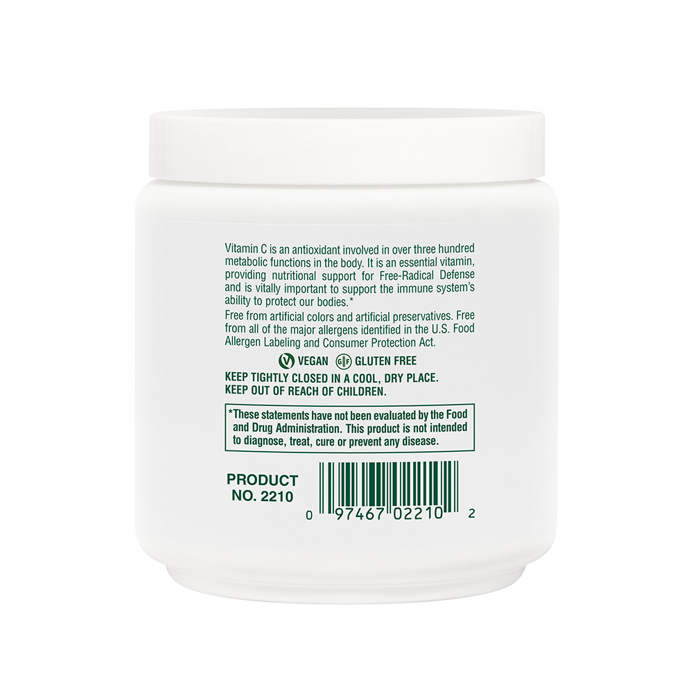 Natures Plus Vitamin C Micro Crystals 8 Oz 227g Jar