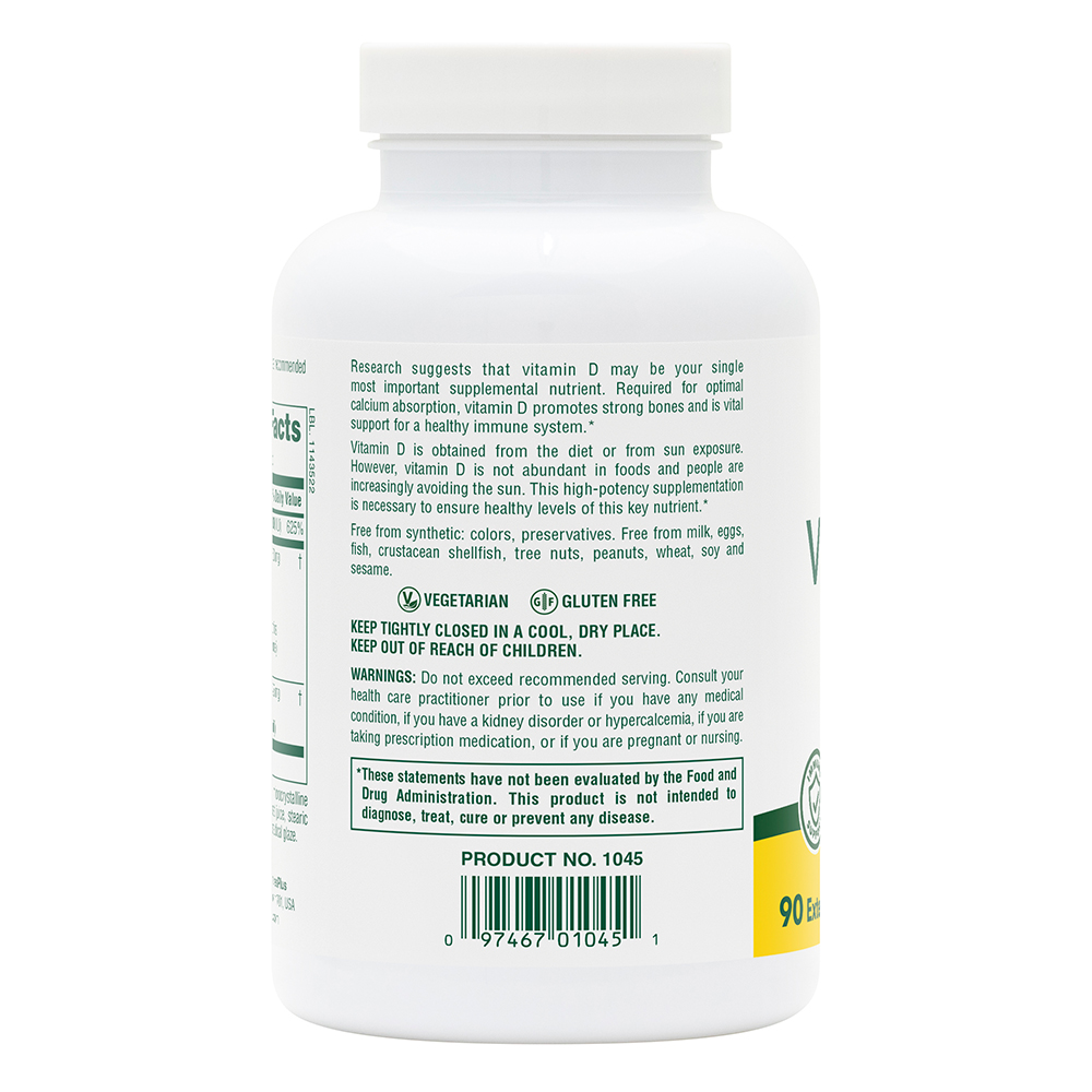 Natures Plus Vitamin D3 With Trans Resveratrol