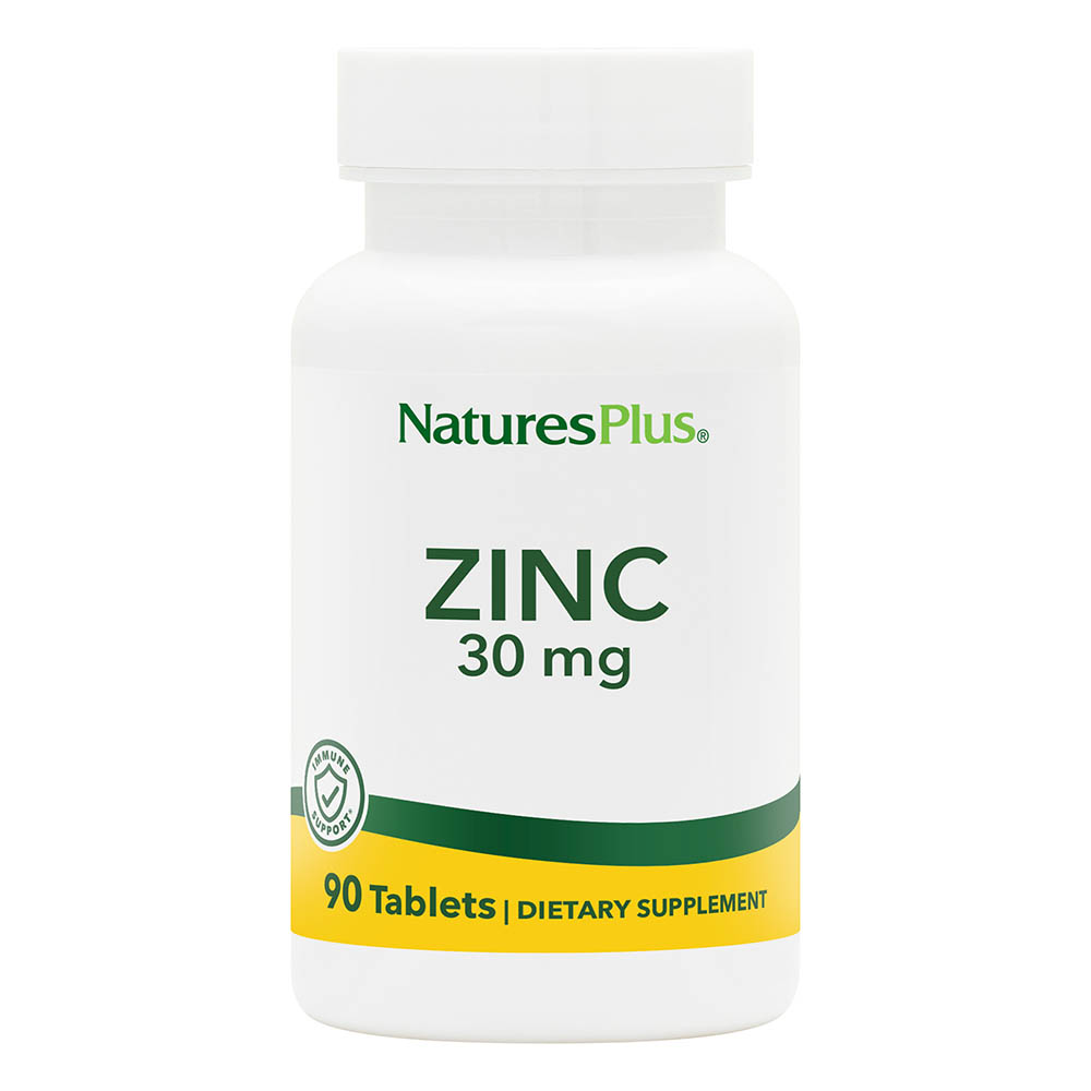 Natures Plus Zinc 30 mg 90 Tablets