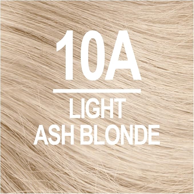 Naturtint 10A Light Ash Blonde, Ammonia-Free Permanent Hair Color with Quinoa Mask, 165ml