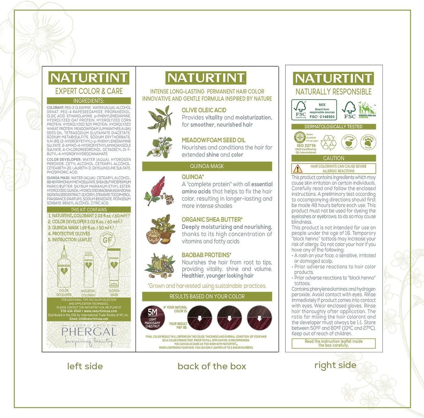 Naturtint 5M-Light Mahogany Chestnut 165 ml