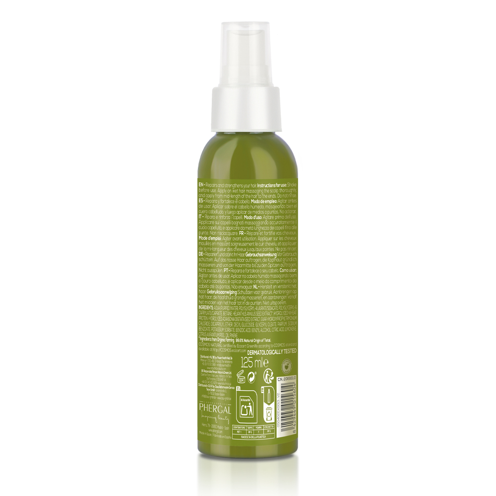 Naturtint Redensifying Serum, Hair Restructuring and Repair Treatment, 99% Natural-Origin Formula, 125ml