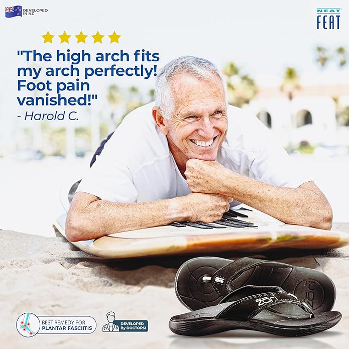 Neat Feat Zori Sandal Thong Black Size 06