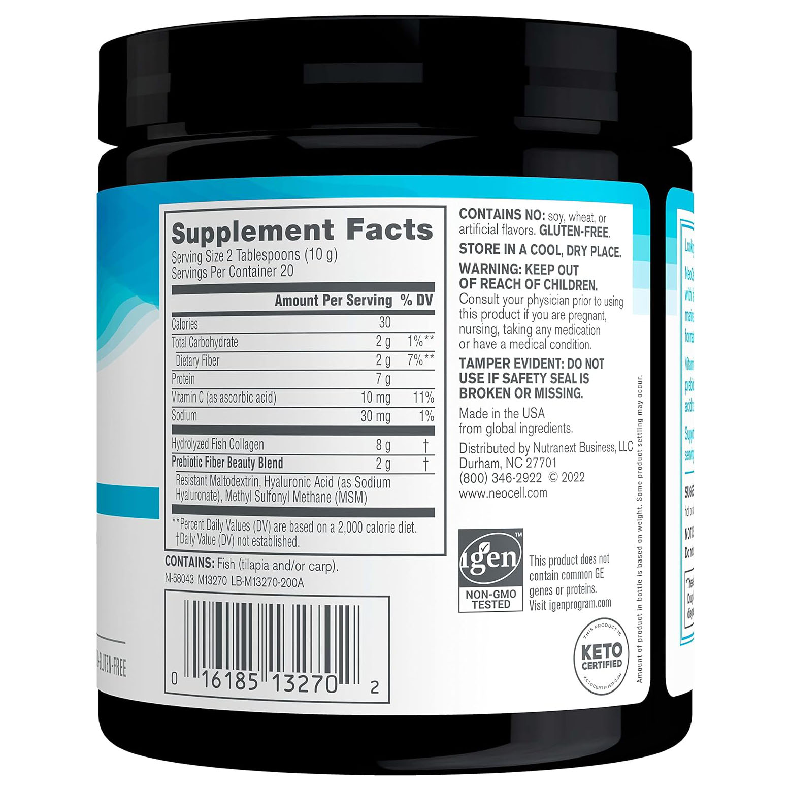 Neocell Marine Collagen with Beauty Blend Unflavored 7oz 200g