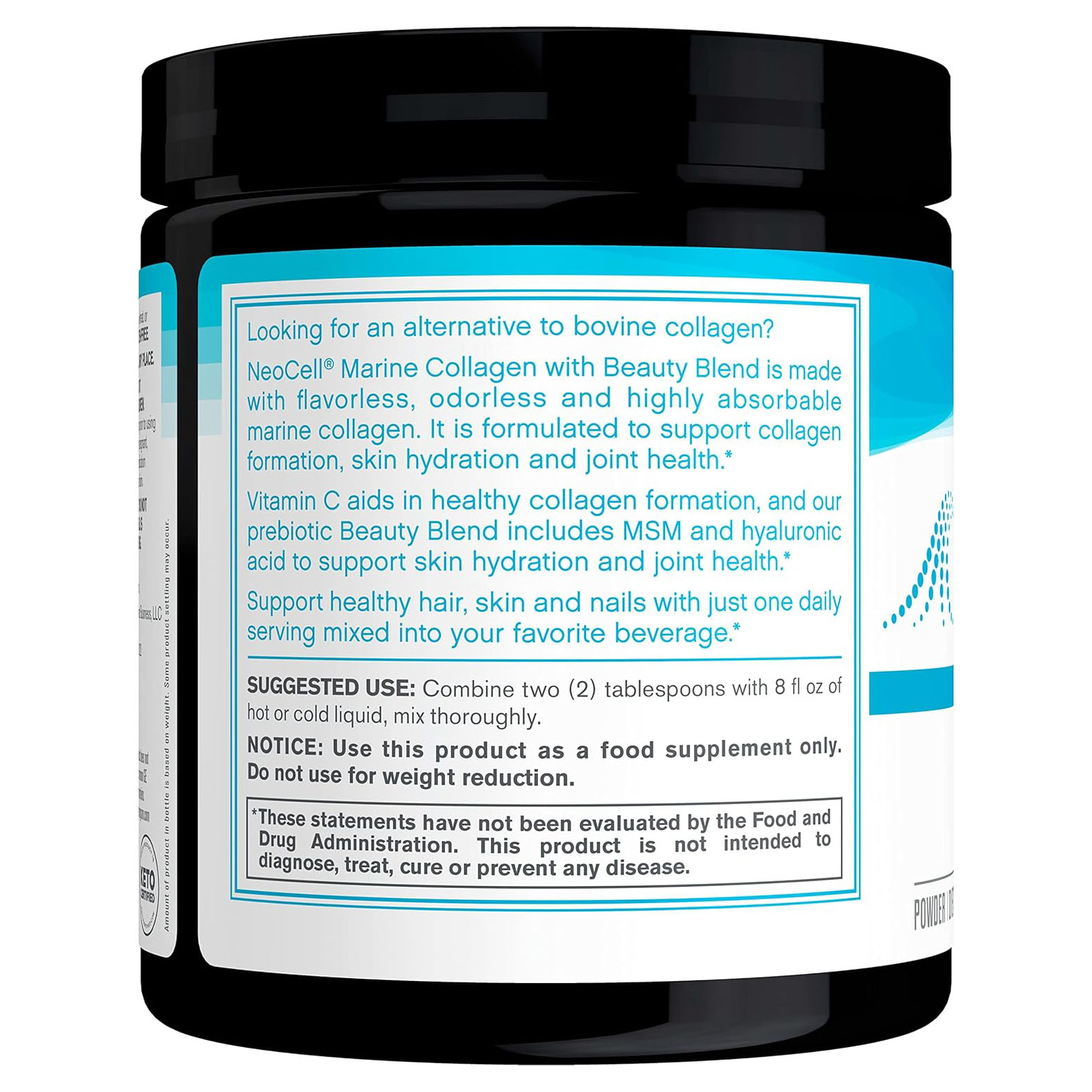 Neocell Marine Collagen with Beauty Blend Unflavored 7oz 200g