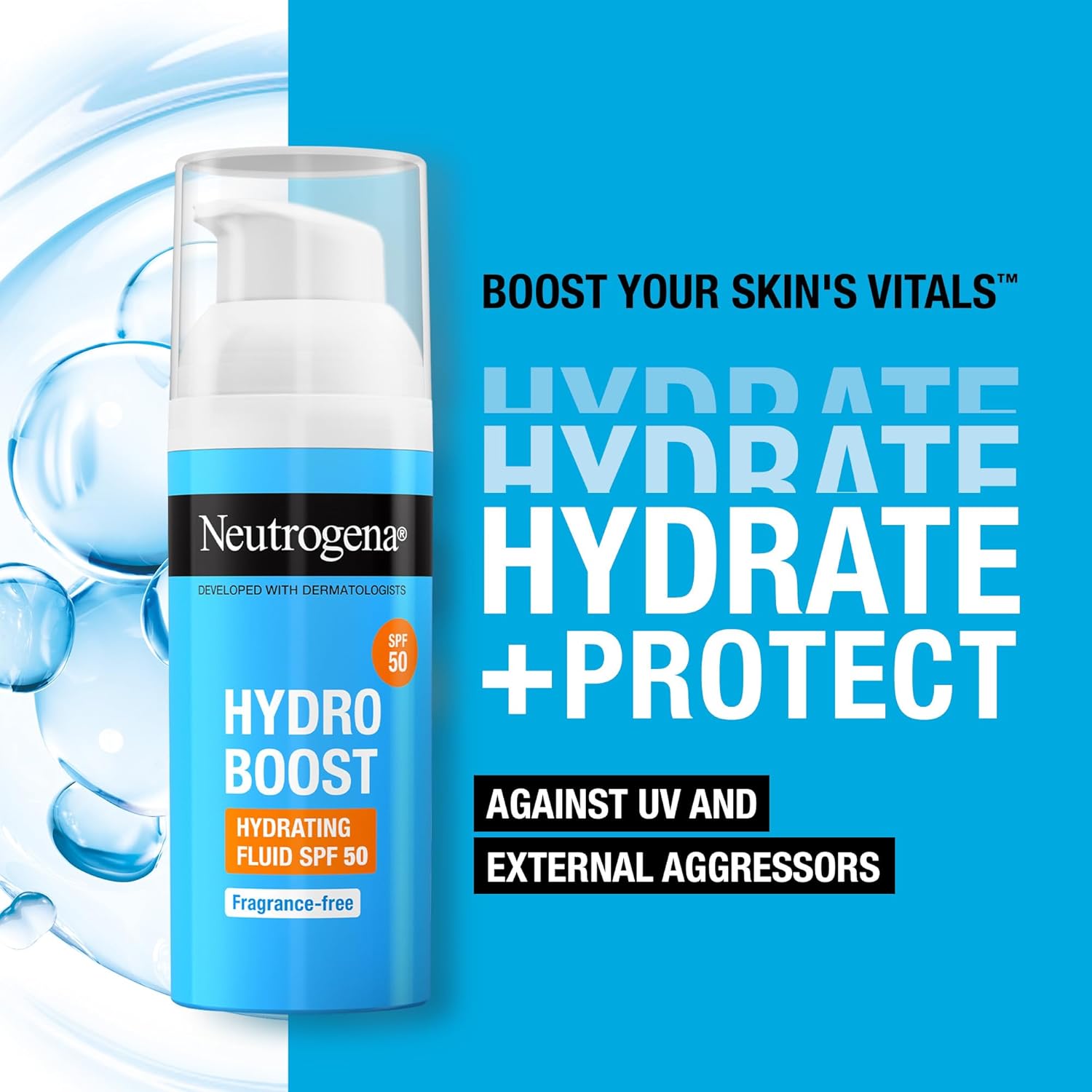 Neutrogena Hydro Boost SPF50 Hydrating Fluid 50 ml