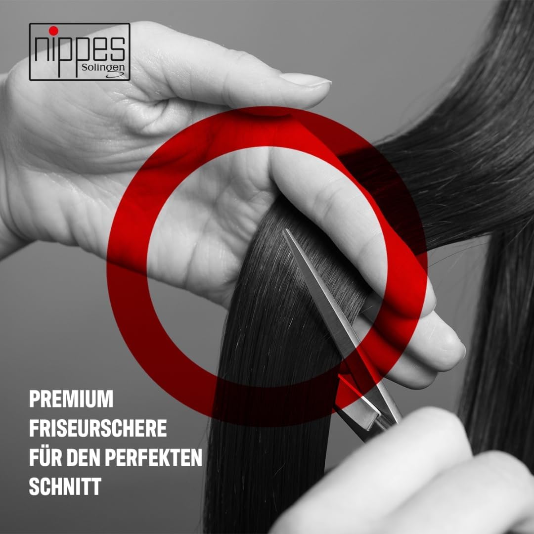 Nippes Barber Scissors with Finger Rest 590-17F