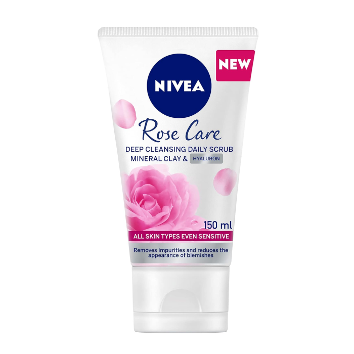 Nivea Rose Care Deep Cleasing Daily Scrub 150 ml