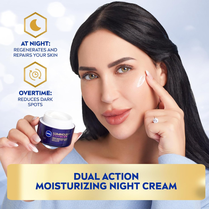 Nivea Luminous Even Glow Night Complexion Cream 50 ml