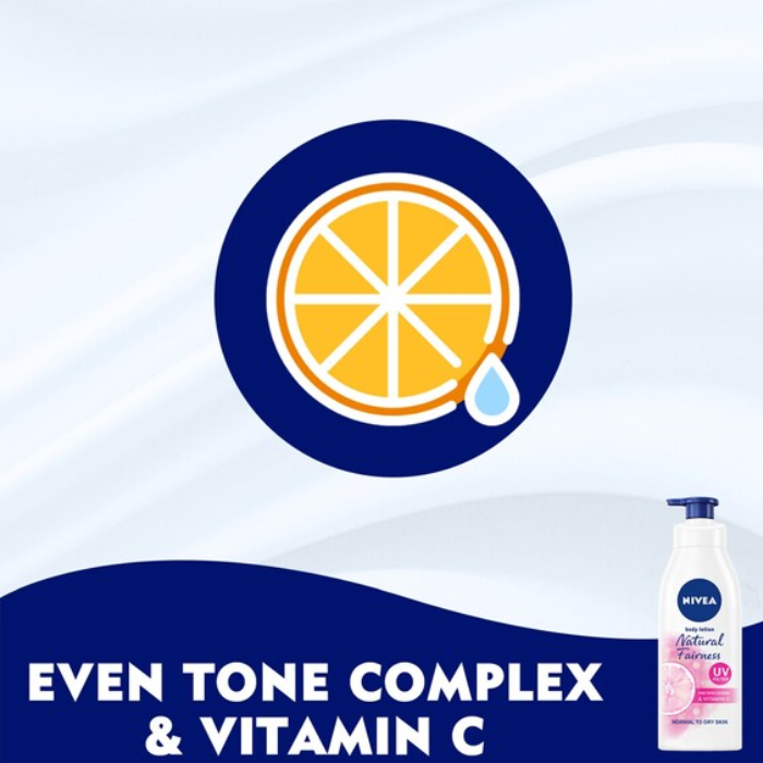 Nivea Natural Fairness Body Lotion For All Skin Type 400  ml