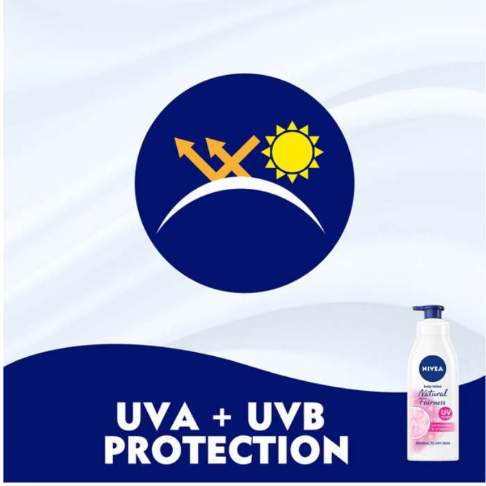 Nivea Natural Fairness Body Lotion For All Skin Type 400  ml