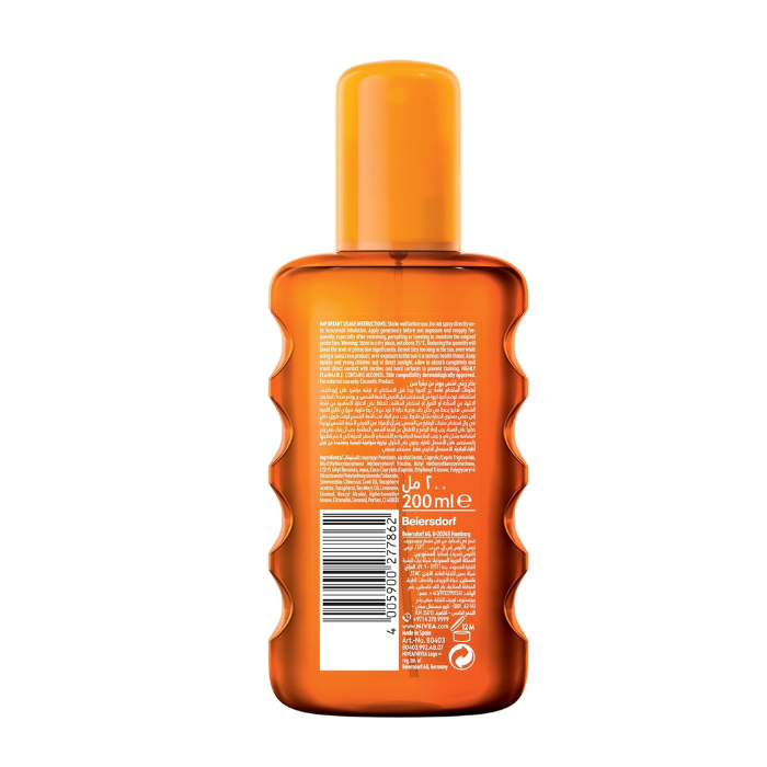 Nivea Sun Deep SPF6 Tanning Oil with Vitamin E Spray 200 ml