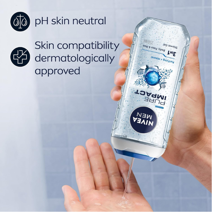 Nivea Men Pure Impact Showel Gel 250 ml