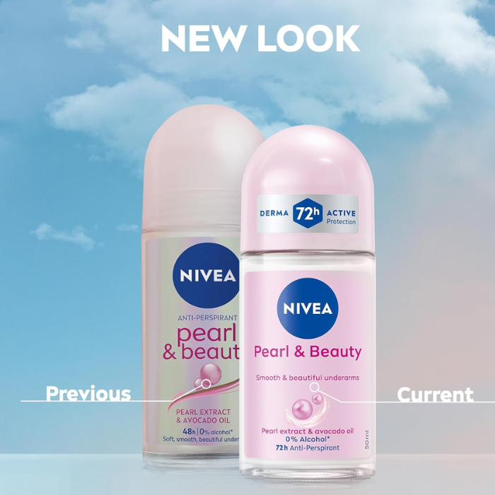 Nivea Pearl & Beauty Deodorant Roll-On 50 ml