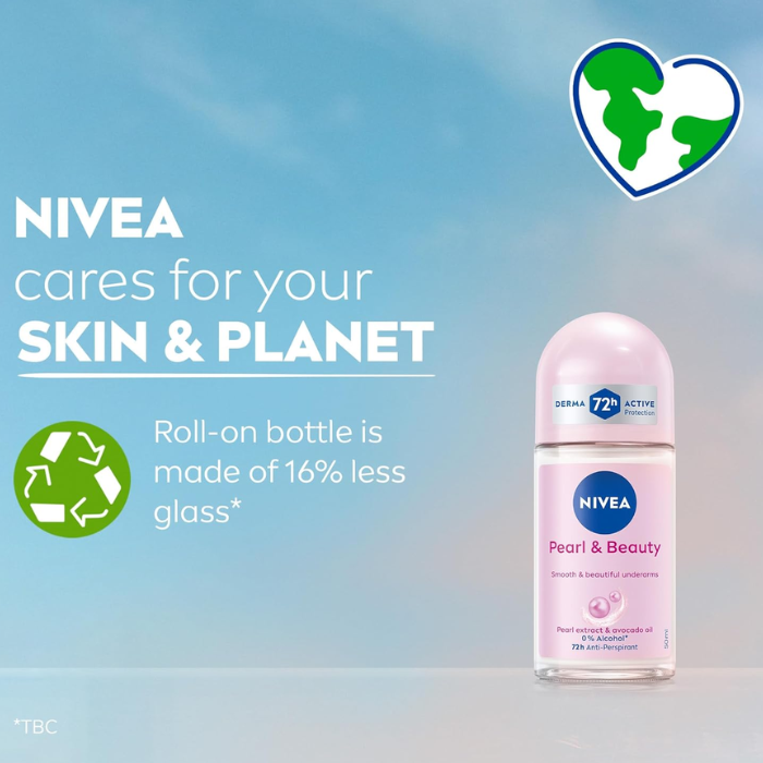 Nivea Pearl & Beauty Deodorant Roll-On 50 ml