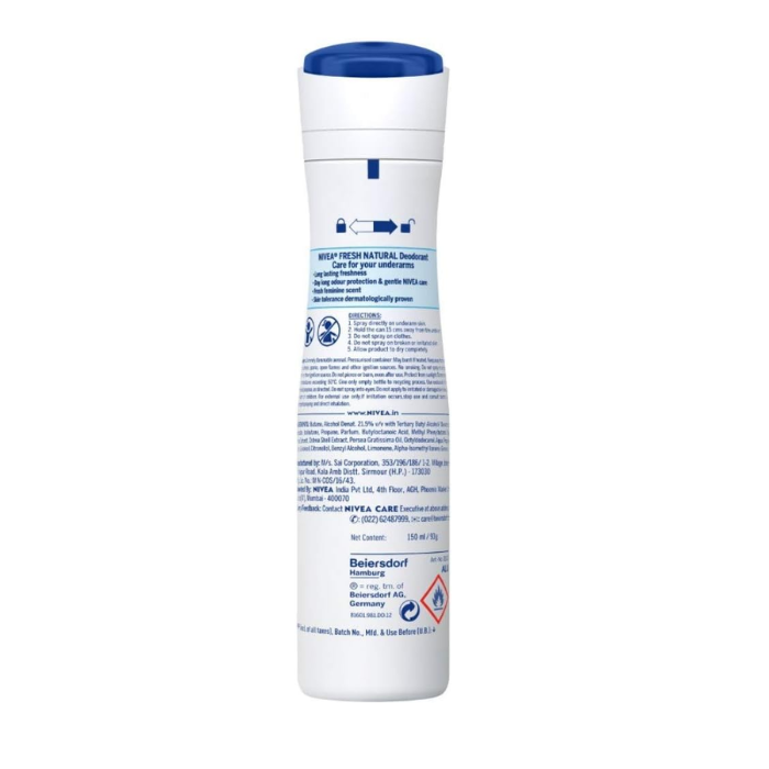 Nivea Fresh Natural Deodorant Spray 150 ml