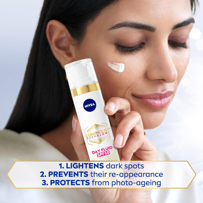 نيفيا لومينوس630 إيفن جلو فلويد للوجه نهاري (SPF50) 40 مل