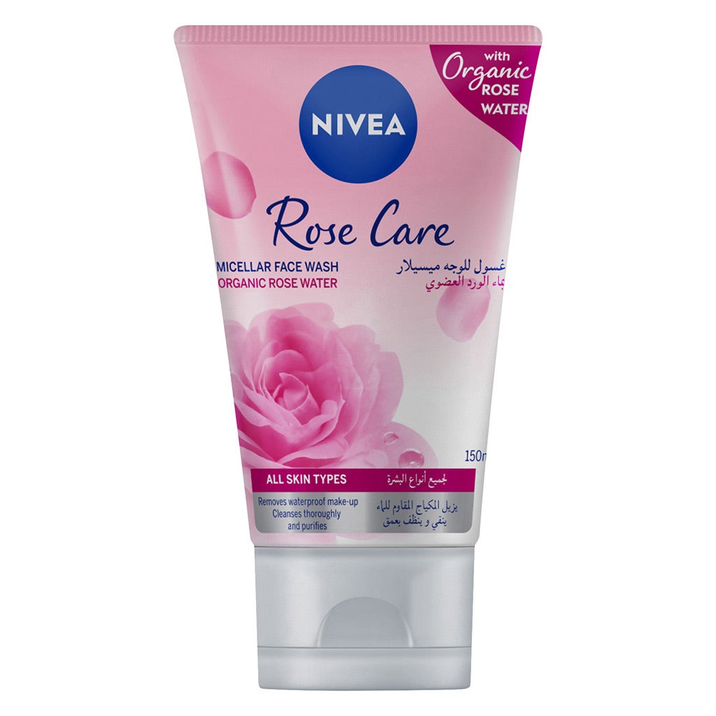 Nivea Rose Care Micellar Cleansing Face Wash Organic Rose 150ml