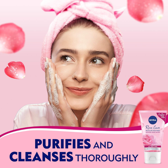 Nivea MicellAIR Rose Water Facial Wash 150 ml