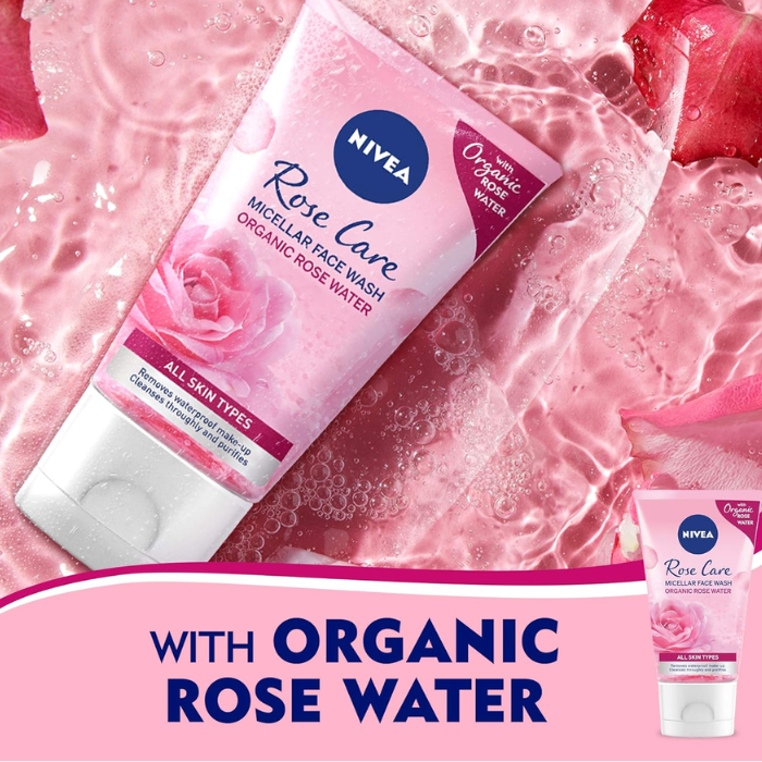 Nivea MicellAIR Rose Water Facial Wash 150 ml