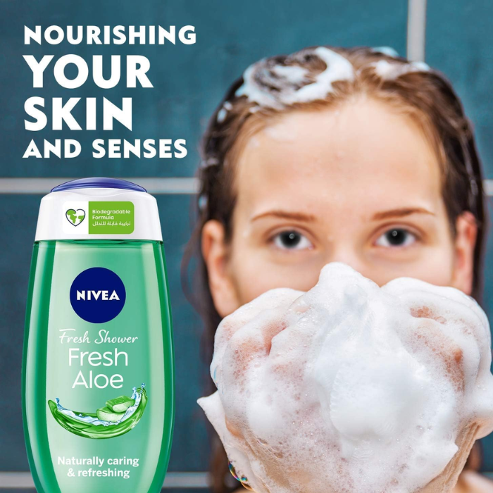 Nivea Fresh Shower Gel Aloe 250ML