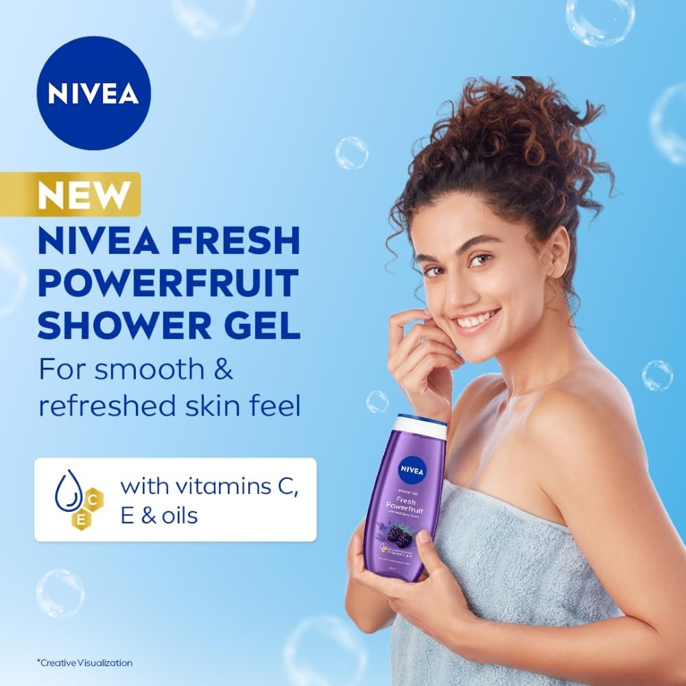 Nivea Fresh Shower Gel Powerfruit 250ML