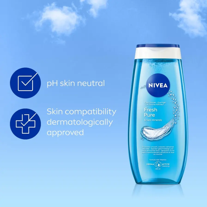 Nivea Fresh Shower Gel Pure 250ML