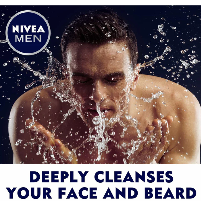 Nivea Men Deep Face & Beard Wash 100 ml