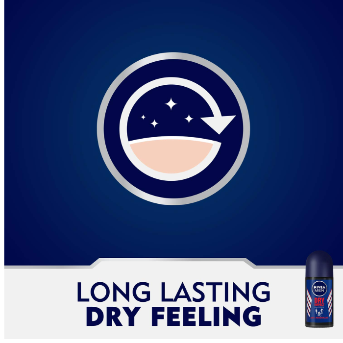 Nivea Men Dry Impact Anti-Perspirant Deo Roll On 50 ml