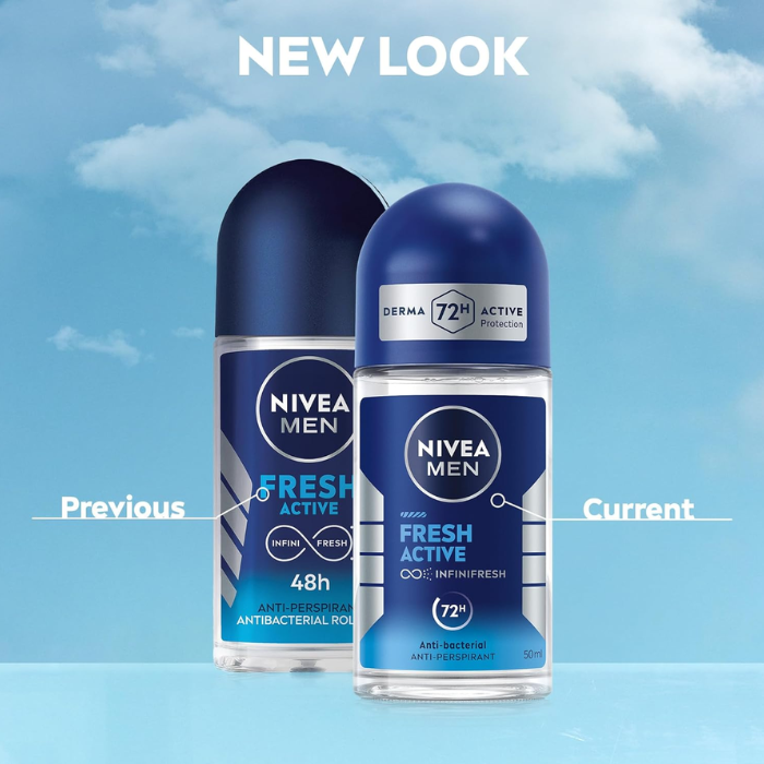 Nivea Men Fresh Active Deodorant Roll-On 50 ml