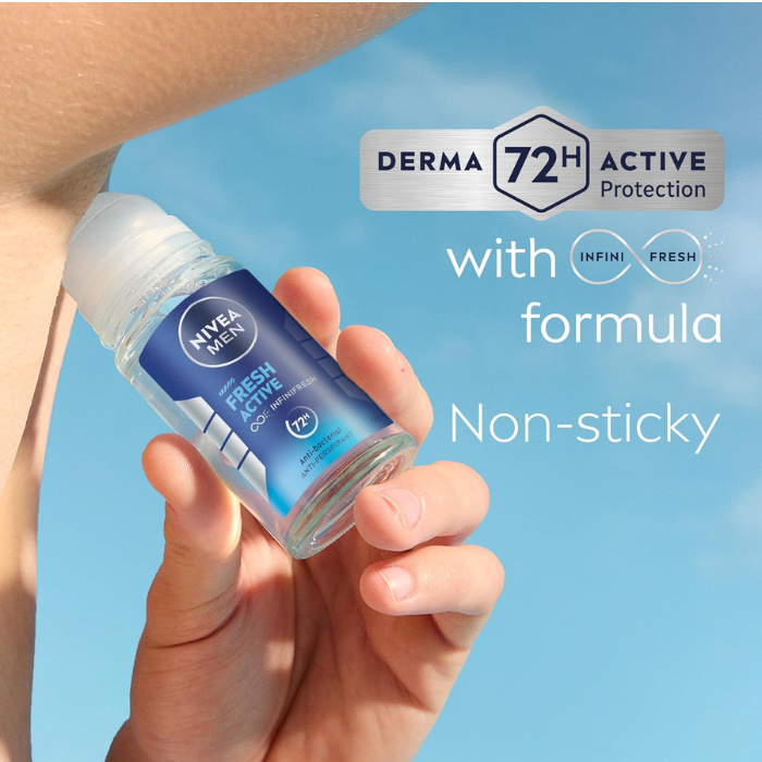 Nivea Men Fresh Active Deodorant Roll-On 50 ml