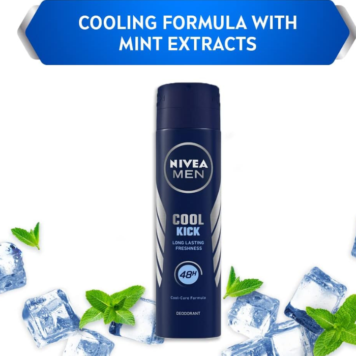 Nivea Men Cool Kick Deodorant Spray 150 ml