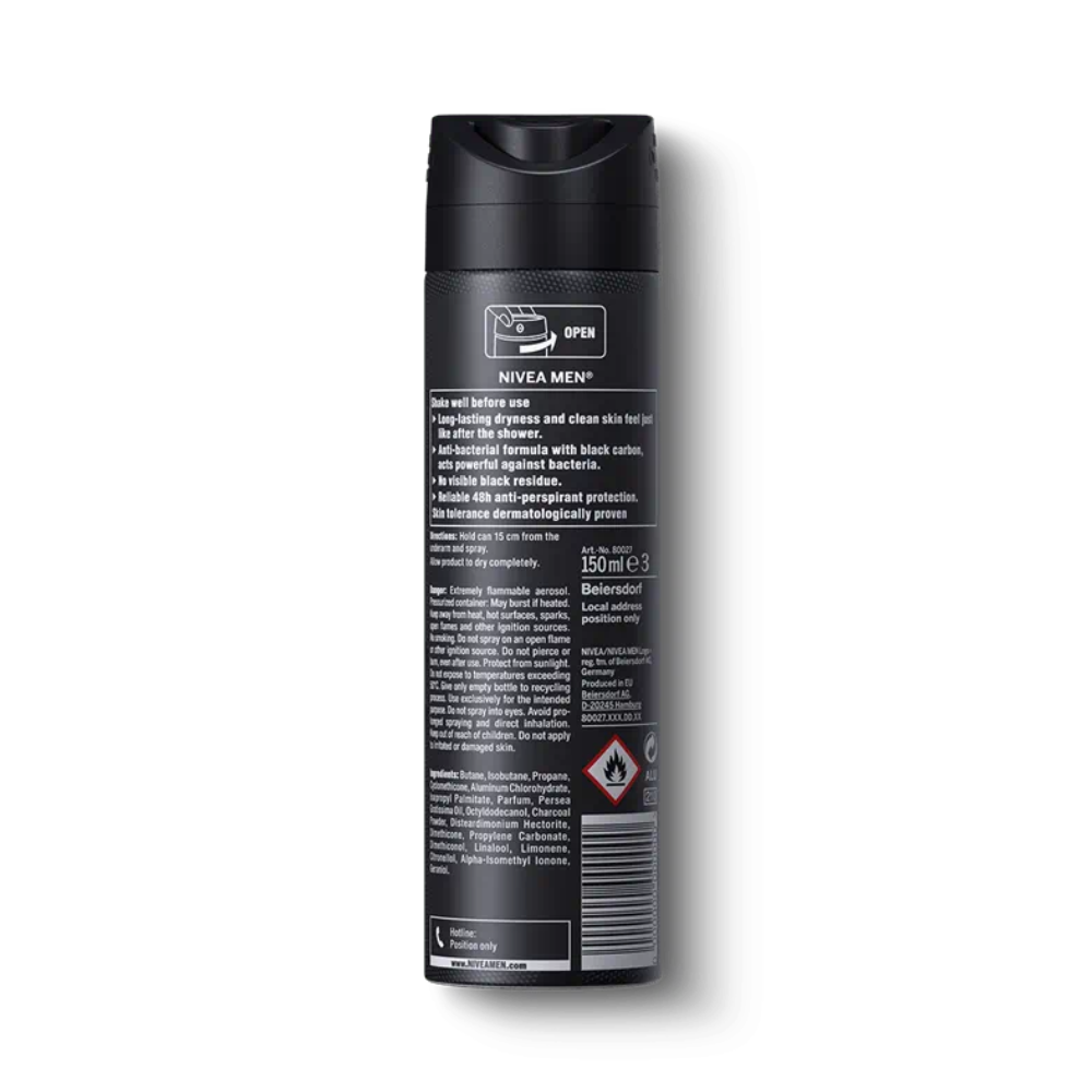 Nivea Men Deep Anti-Perspirant Deo Spray 150 ML