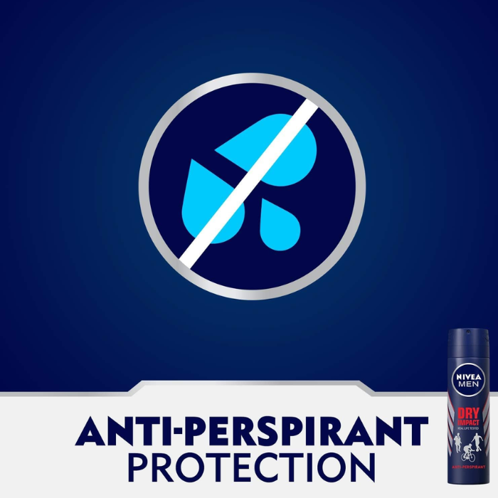 Nivea Men Dry Impact Plus Deodorant Spray 150 ml