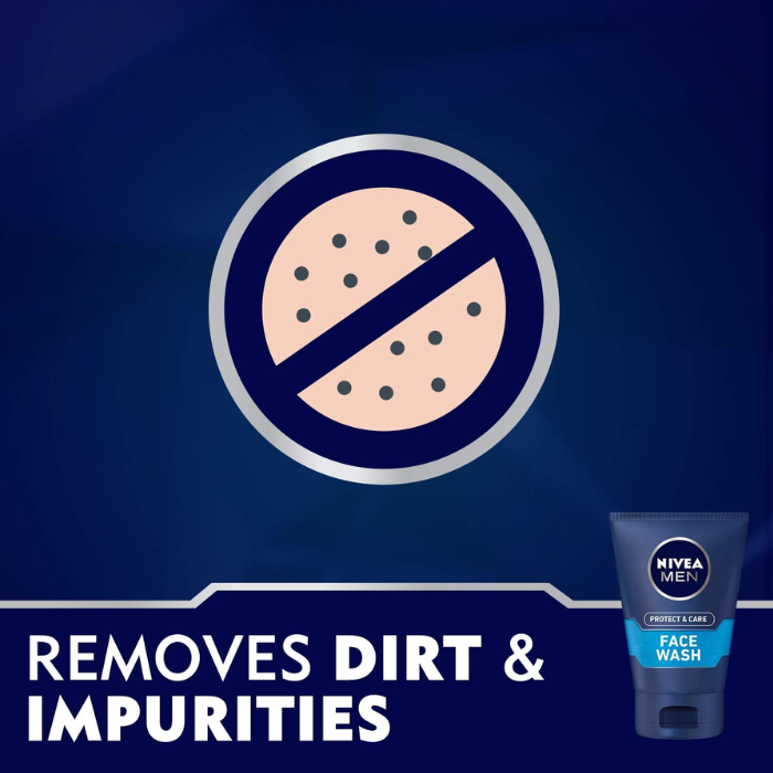 Nivea Men Protect & Care Face Wash 100 ml