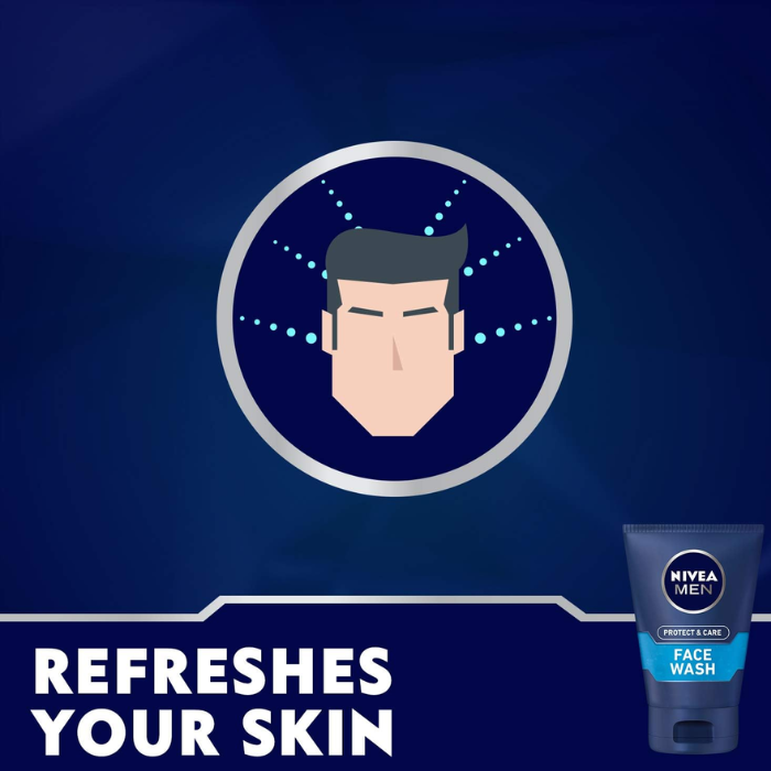 Nivea Men Protect & Care Face Wash 100 ml