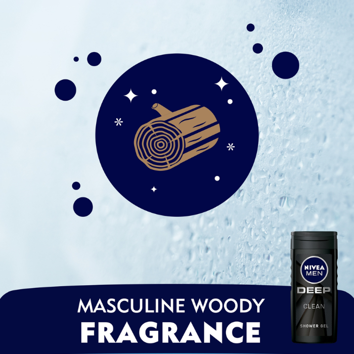 Nivea Men Deep Clean Shower Gel 250 ml