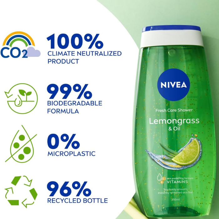 Nivea Lemongrass & Oil Shower Gel 250 ml