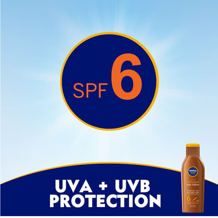Nivea Sun Carotene SPF6 Sun Lotion 200 ml