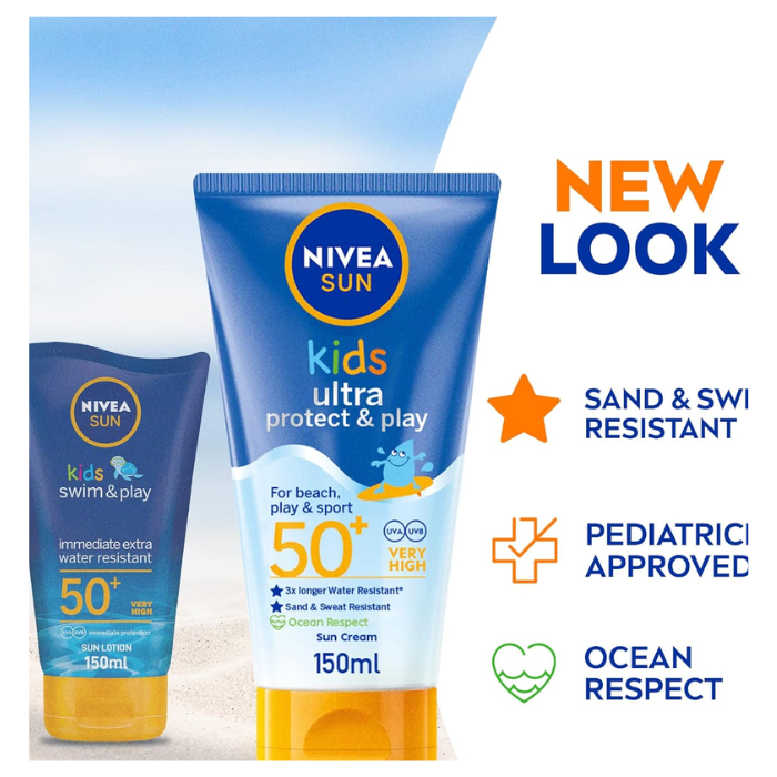 Nivea Sun Kids SPF50+ Swim & Play Lotion 150 ml