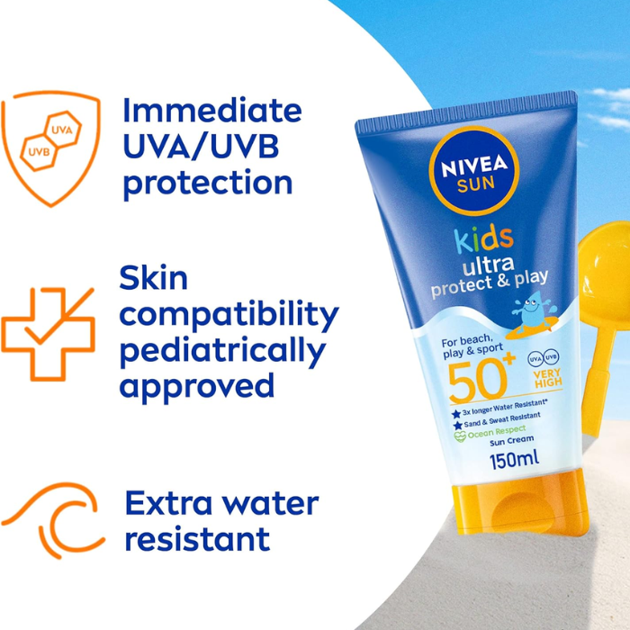 Nivea Sun Kids SPF50+ Swim & Play Lotion 150 ml