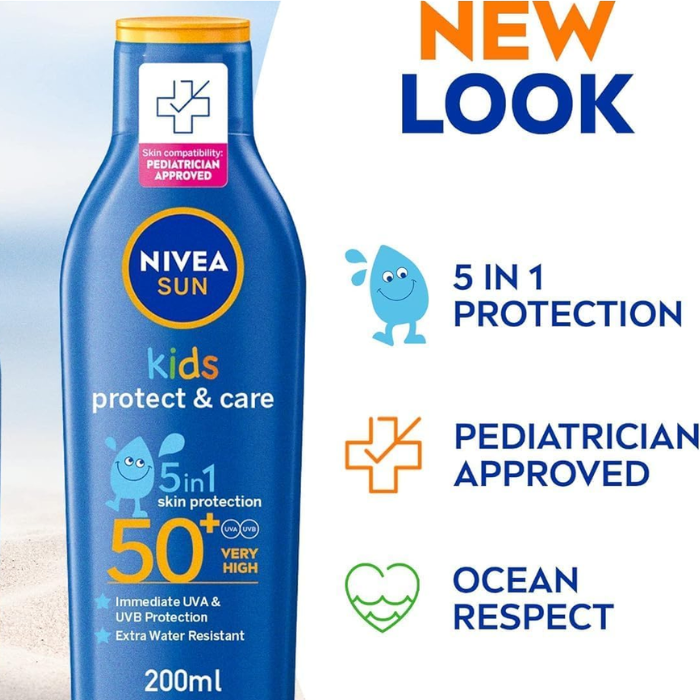نيفيا صن كيدز بروتكت آند كير (SPF 50+) لوشن 200مل