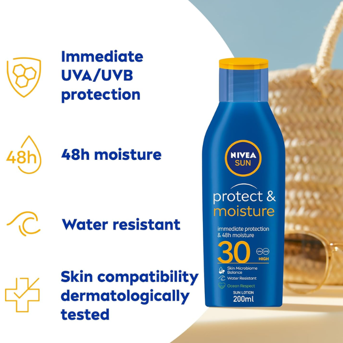 Nivea Sun SPF30 Moisturising Lotion 200 ml