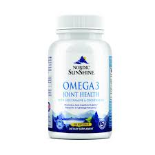 Nordic Sunshine Omega 3 Joint Health With Glucosamine & Chondroitin 100 Softgels
