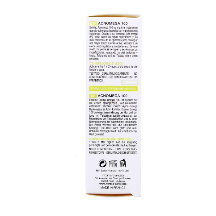 Noreva Exfoliac Acnomega 100 Matifying Care 30 ml